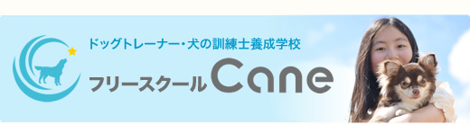 ドッグトレーナー・犬の訓練士養成学校　フリースクールCane